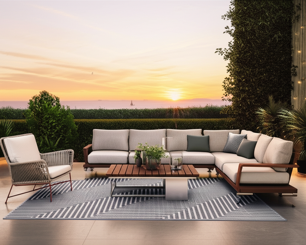 Outdoor Patio Set and Gazebo